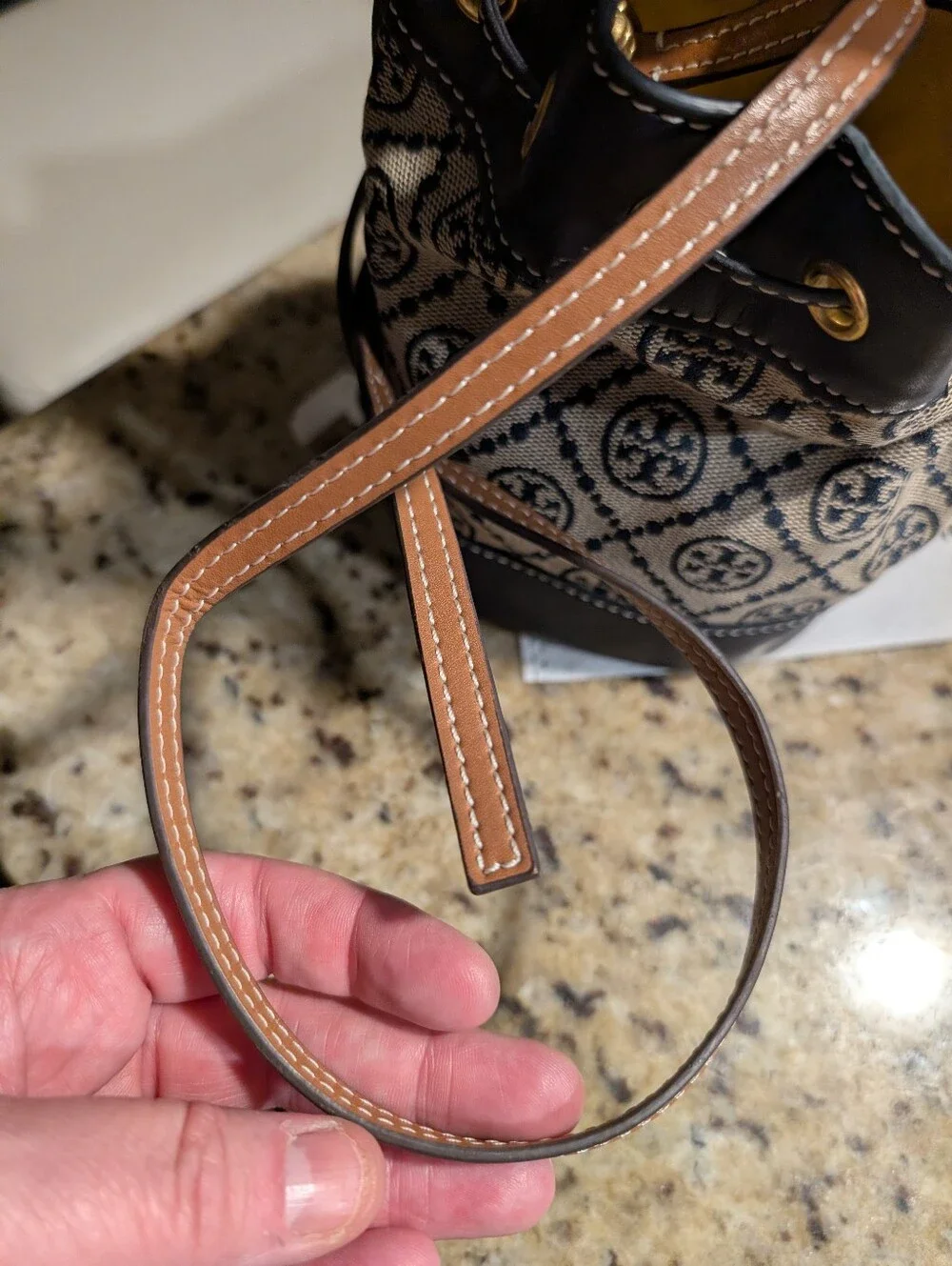 Tory Burch Mini Jacquard Tote Bag Crossbody